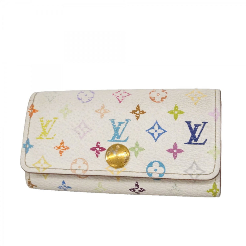 【6fd5247】ルイヴィトン キーケース モノグラム・マルチカラー ミュルティクレ4 M93731 ブロン【中古】レディース