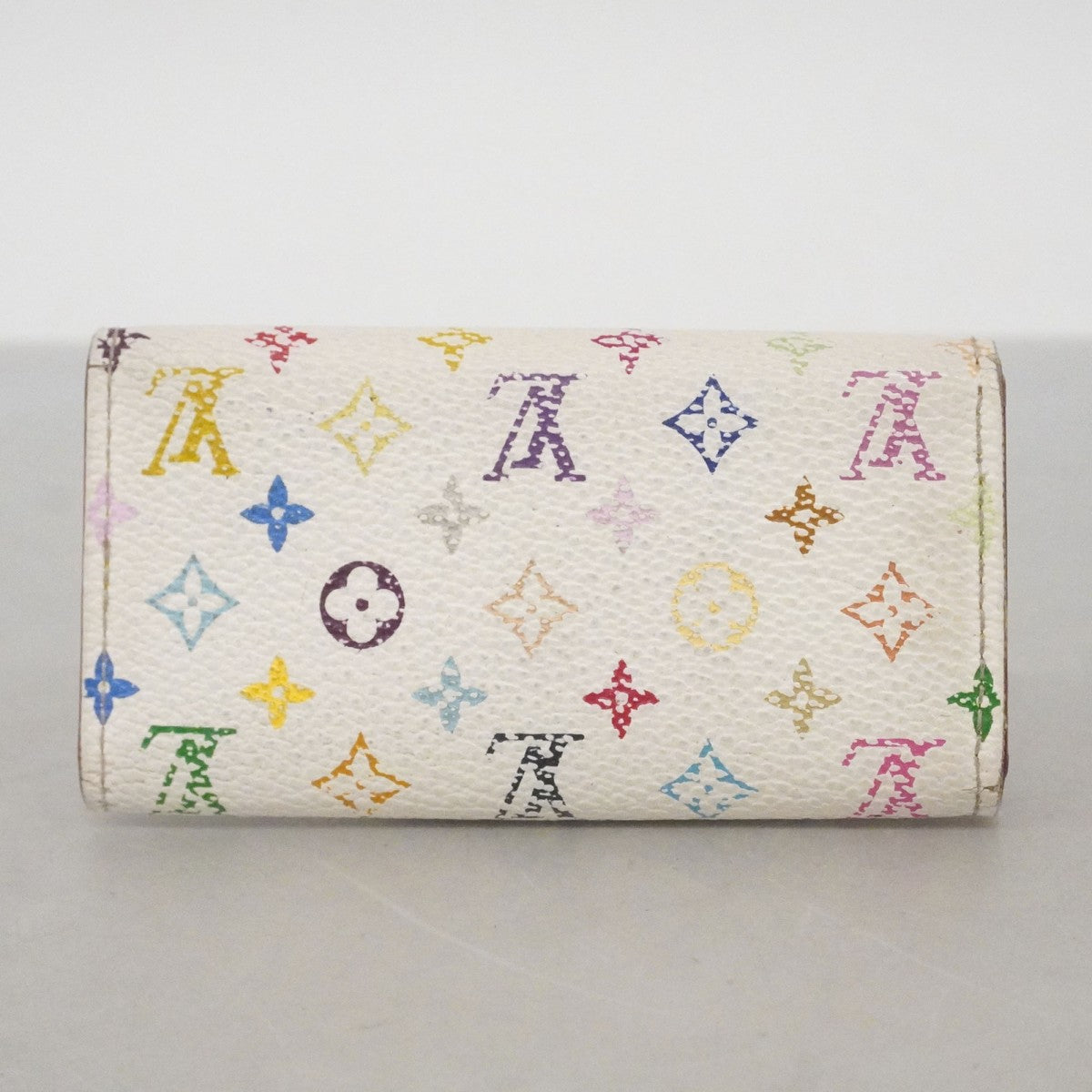 【6fd5247】ルイヴィトン キーケース モノグラム・マルチカラー ミュルティクレ4 M93731 ブロン【中古】レディース