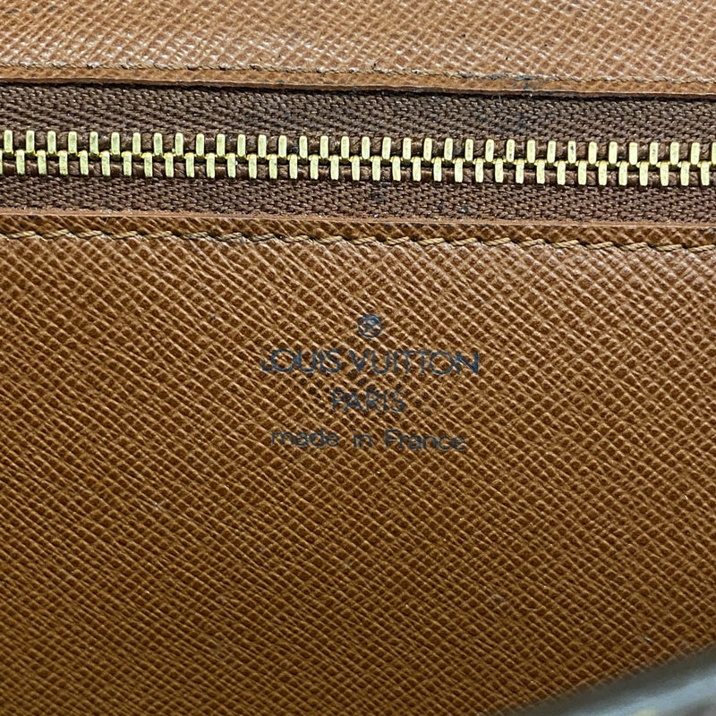 【6fd5249-k】ルイヴィトン クラッチバッグ モノグラム ポルトエンベロープ M51801 ブラウン【中古】メンズ