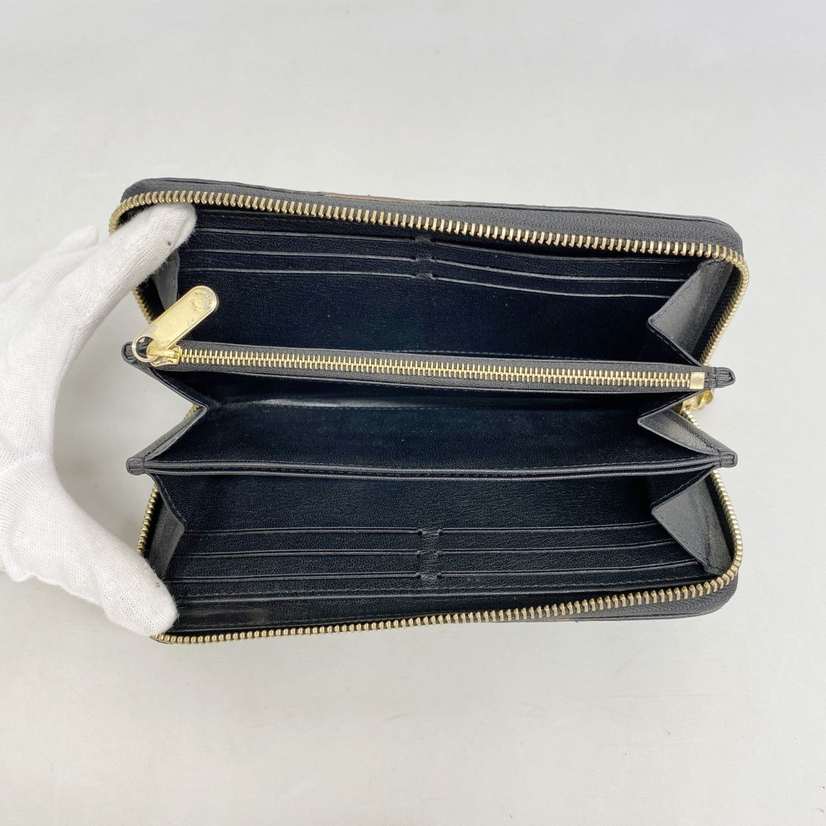 【6fd5256-k】ルイヴィトン 長財布 モノグラム・パイソン ジッピーウォレット N80686 ノワール【中古】メンズ レディース ユニセックス