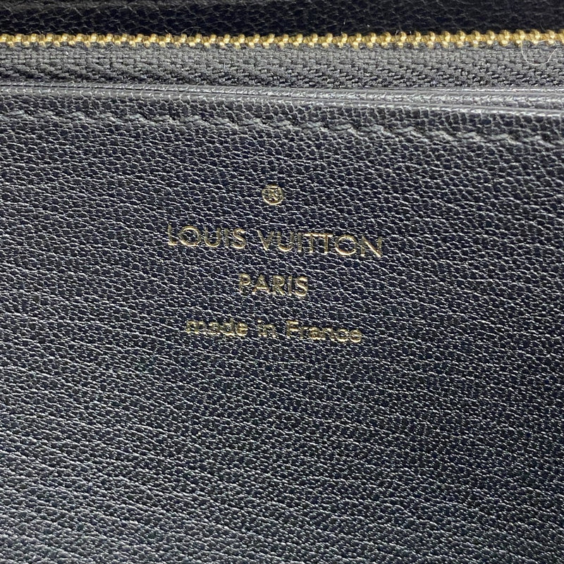 【6fd5256-k】ルイヴィトン 長財布 モノグラム・パイソン ジッピーウォレット N80686 ノワール【中古】メンズ レディース ユニセックス