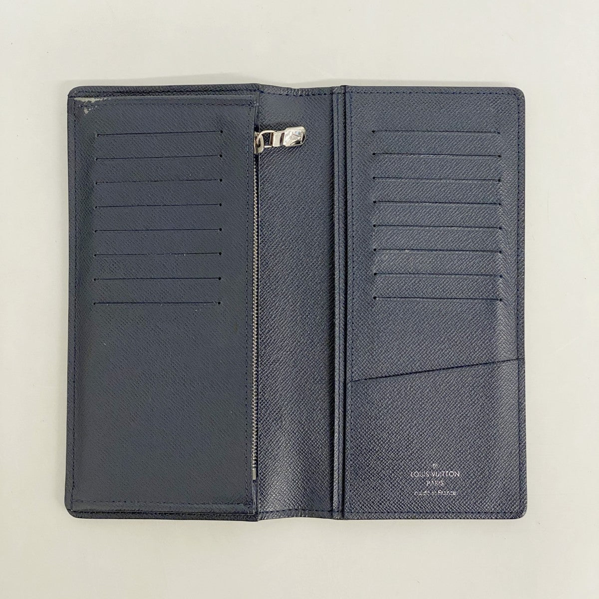 【6fd5257-k】ルイヴィトン 長財布 エピ ダミエ・グラフィット ポルトフォイユブラザNM M69540 ブルーマリーヌ【中古】メンズ