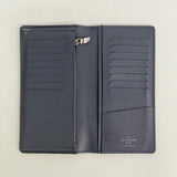 【6fd5257-k】ルイヴィトン 長財布 エピ ダミエ・グラフィット ポルトフォイユブラザNM M69540 ブルーマリーヌ【中古】メンズ