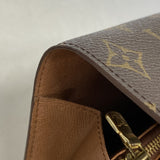 【6fd5260】ルイヴィトン 長財布 モノグラム ポシェットポルトモネクレディ M61725 ブラウン【中古】レディース