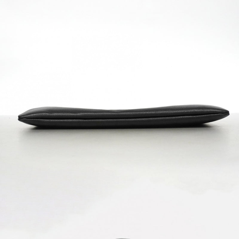 【6fd5271】シャネル クラッチバッグ ドーヴィル ブラック ゴールド/シルバー金具【中古】レディース