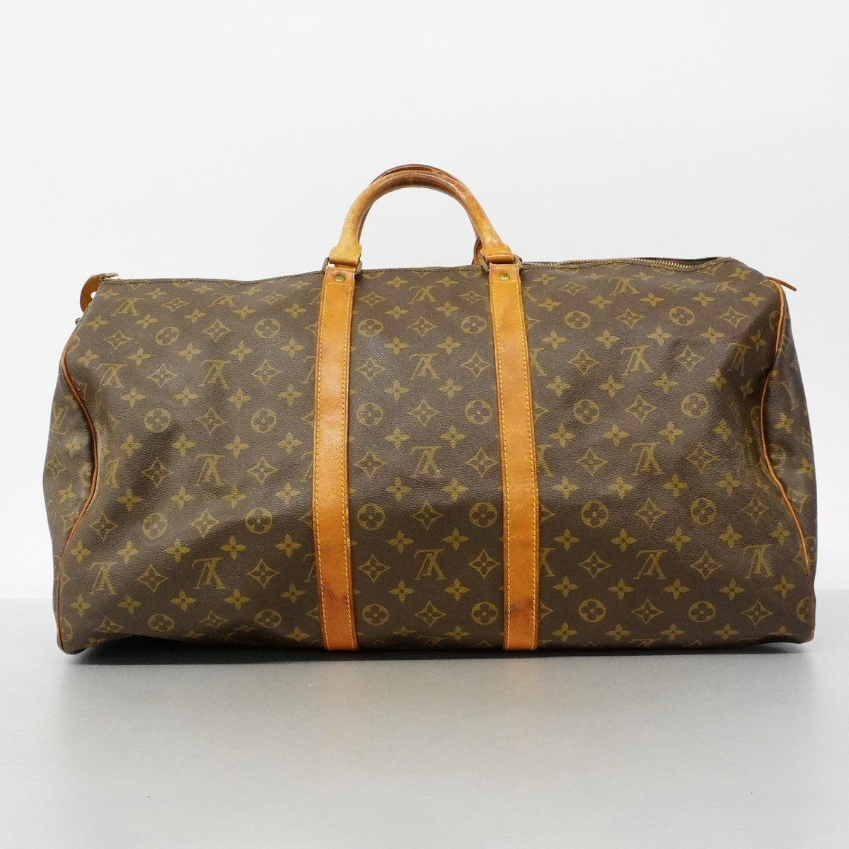 【6fd5272】ルイヴィトン ボストンバッグ モノグラム キーポル55 M41424 ブラウン【中古】メンズ レディース ユニセックス