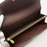 【6fd5277】ルイヴィトン 長財布 ダミエ ポルトフォイユサラ N63209 エベヌ【中古】レディース