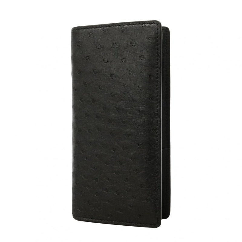 【6fd5278】ルイヴィトン 長財布 エキゾチック ポルトフォイユブラザ N92162 オーストリッチ ブラック【中古】メンズ