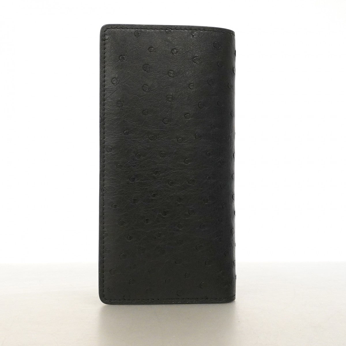 【6fd5278】ルイヴィトン 長財布 エキゾチック ポルトフォイユブラザ N92162 オーストリッチ ブラック【中古】メンズ