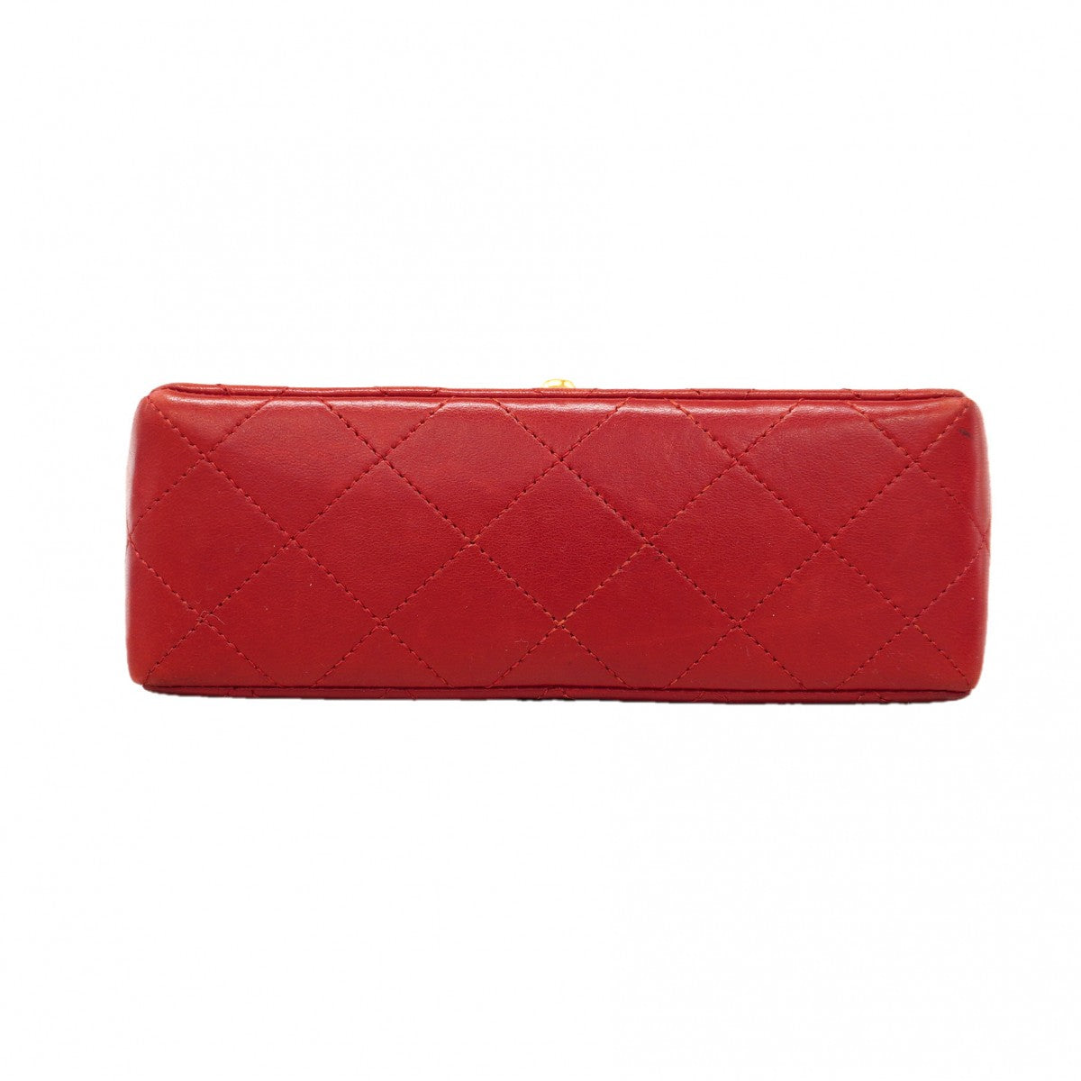 【6fd5289-k】シャネル ショルダーバッグ ミニマトラッセ チェーンショルダー ラムスキン レッド ゴールド金具【中古】レディース