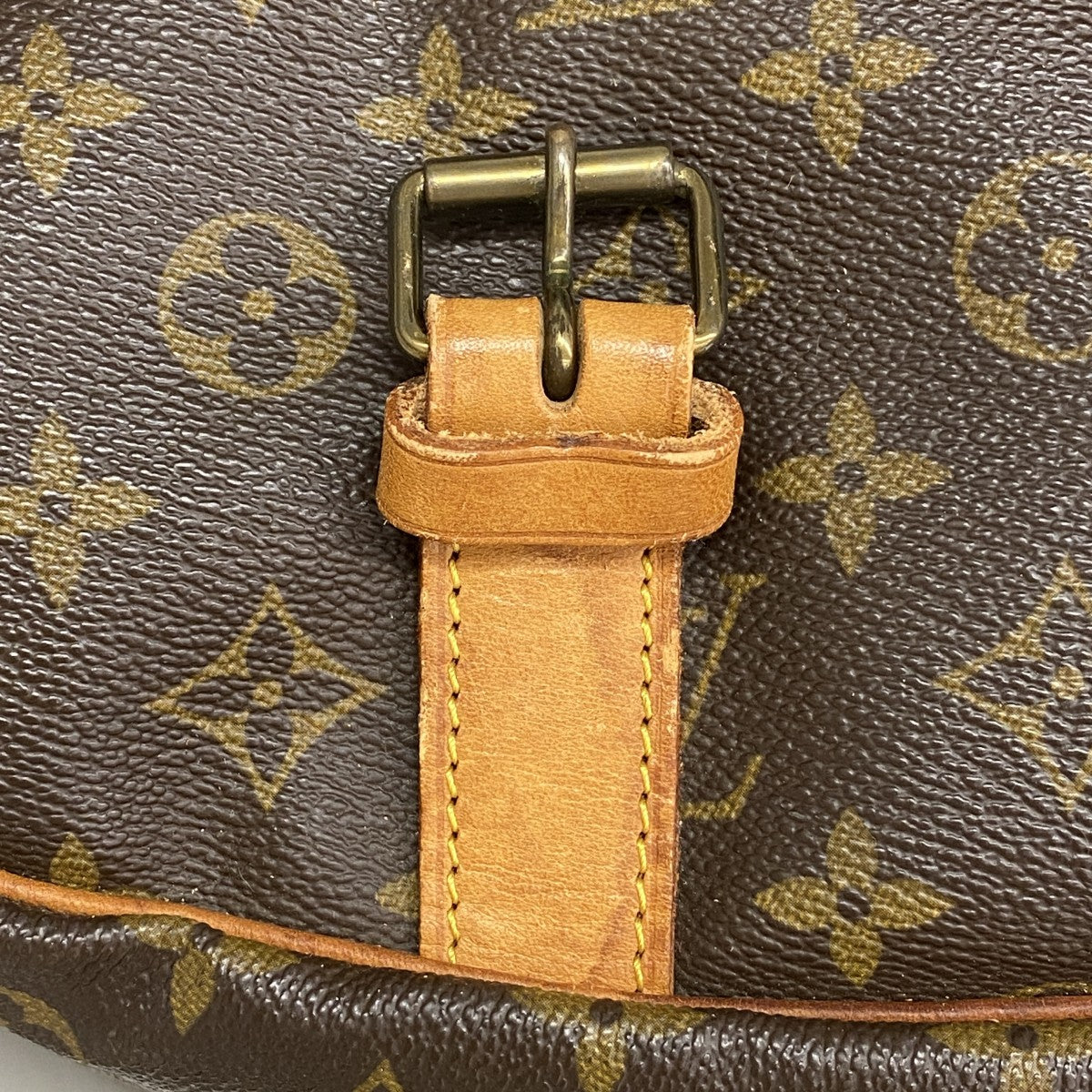 【6fd5293】ルイヴィトン ショルダーバッグ モノグラム ソミュール43 M42252 ブラウン【中古】レディース