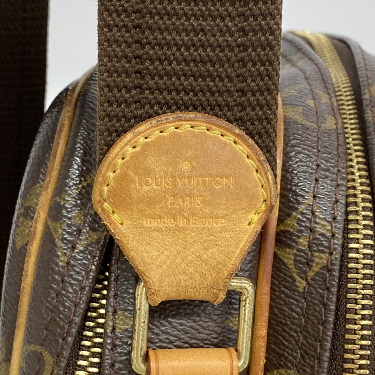 【6fd5306】ルイヴィトン ショルダーバッグ モノグラム リポーターPM M45254 ブラウン【中古】レディース