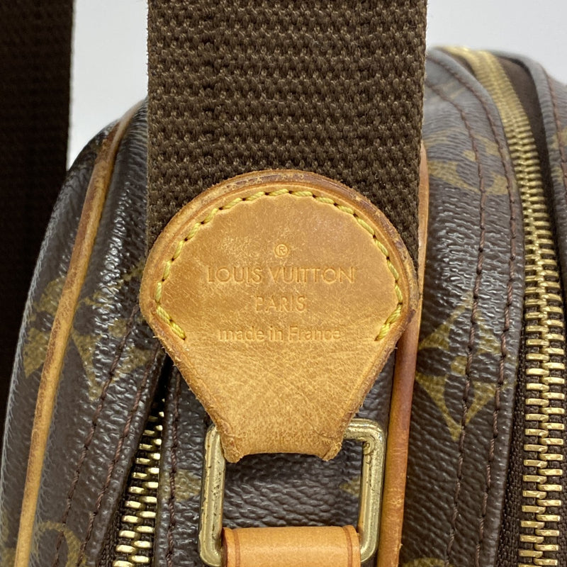 【6fd5306】ルイヴィトン ショルダーバッグ モノグラム リポーターPM M45254 ブラウン【中古】レディース