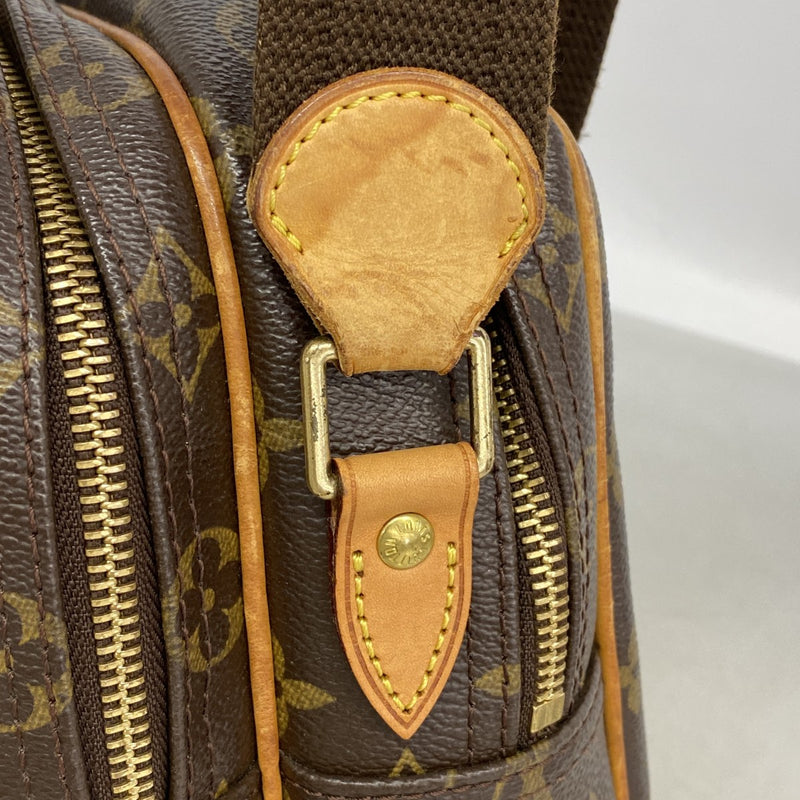 【6fd5306】ルイヴィトン ショルダーバッグ モノグラム リポーターPM M45254 ブラウン【中古】レディース