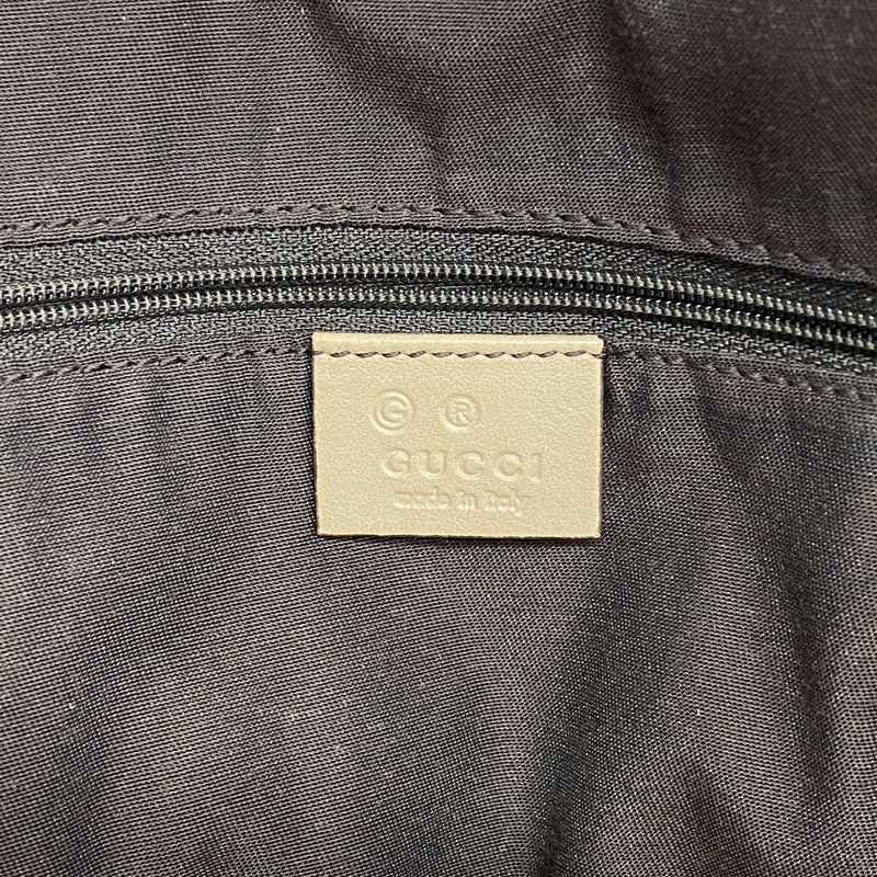【6fd5311】グッチ トートバッグ アビー 293580 レザー ベージュ シルバー金具【中古】レディース