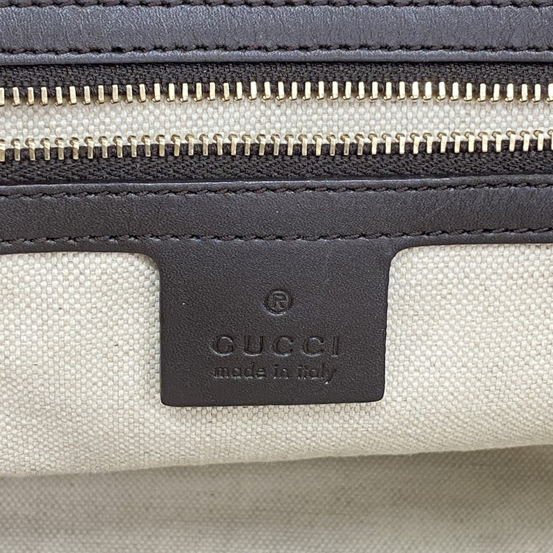 【6fd5312】グッチ トートバッグ GGキャンバス 257068 キャンバス ブラウン シャンパンゴールド金具【中古】レディース