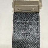 【6fd5320】ルイヴィトン ベルト ダミエ・グラフィット サンチュールアヴァントゥール M9632 ブラック【中古】メンズ