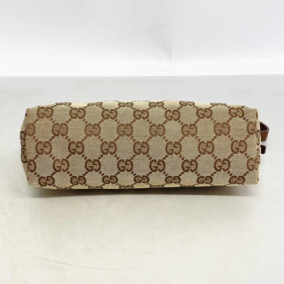 【6fd5333】グッチ ハンドバッグ GGキャンバス 103399 キャンバス ブラウン シルバー金具【中古】レディース
