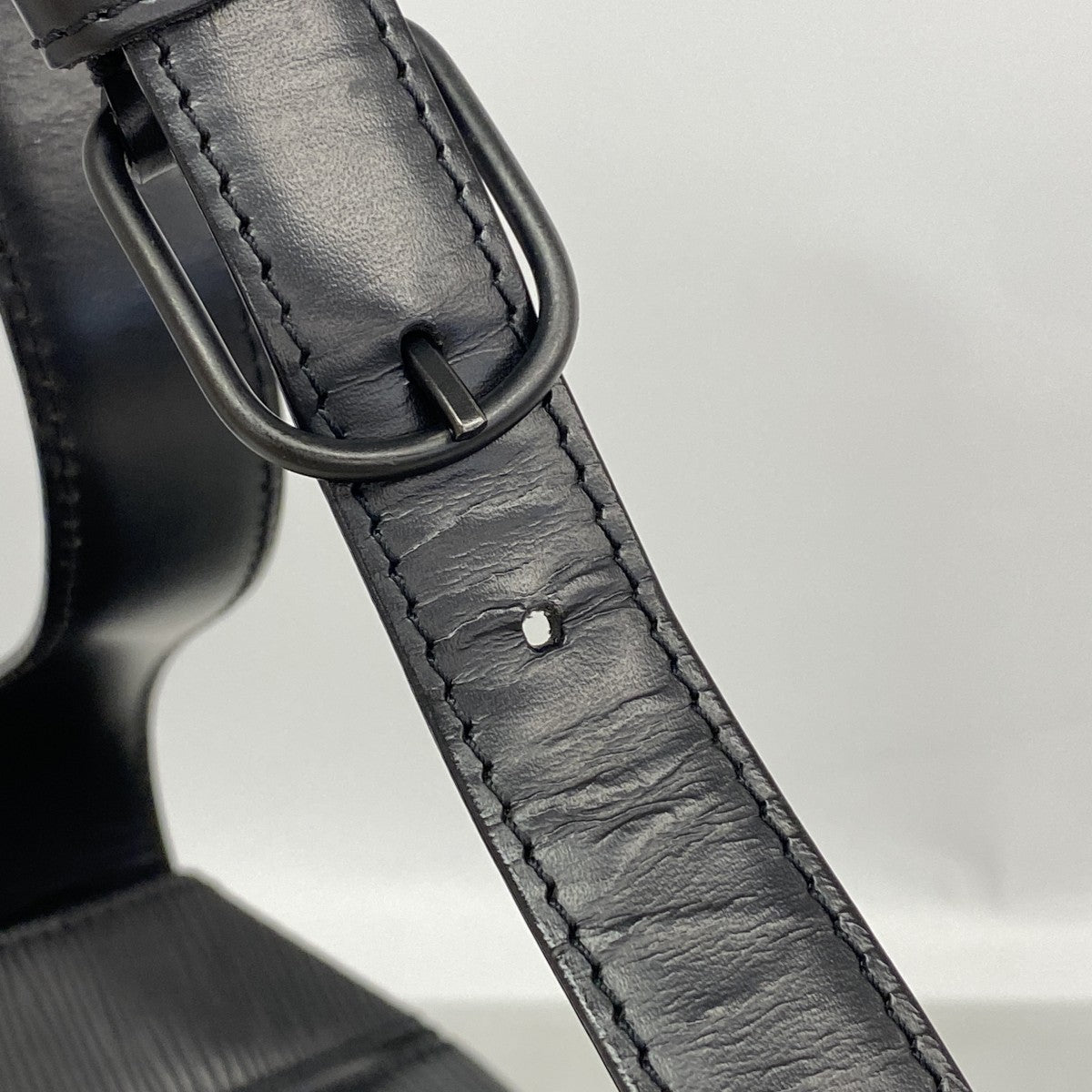 【6fd5339】ルイヴィトン ショルダーバッグ エピ サックソウ M80161 ノワール【中古】レディース