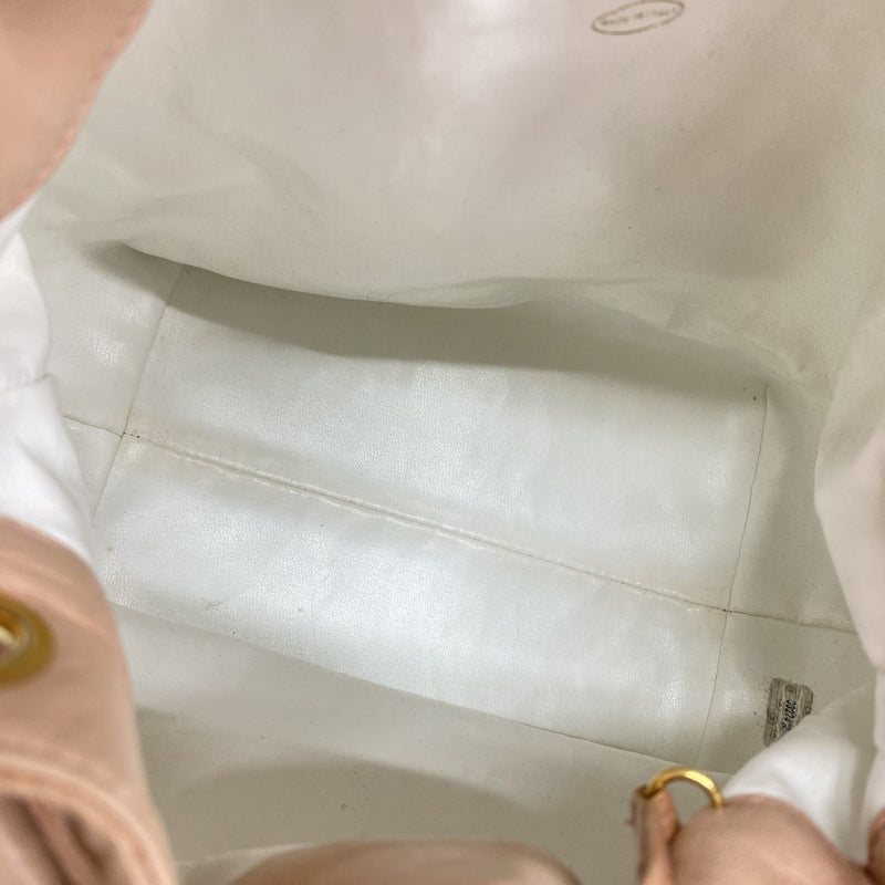 【6fd5350】シャネル ショルダーバッグ チェーンショルダー ラムスキン ピンク ゴールド金具【中古】レディース