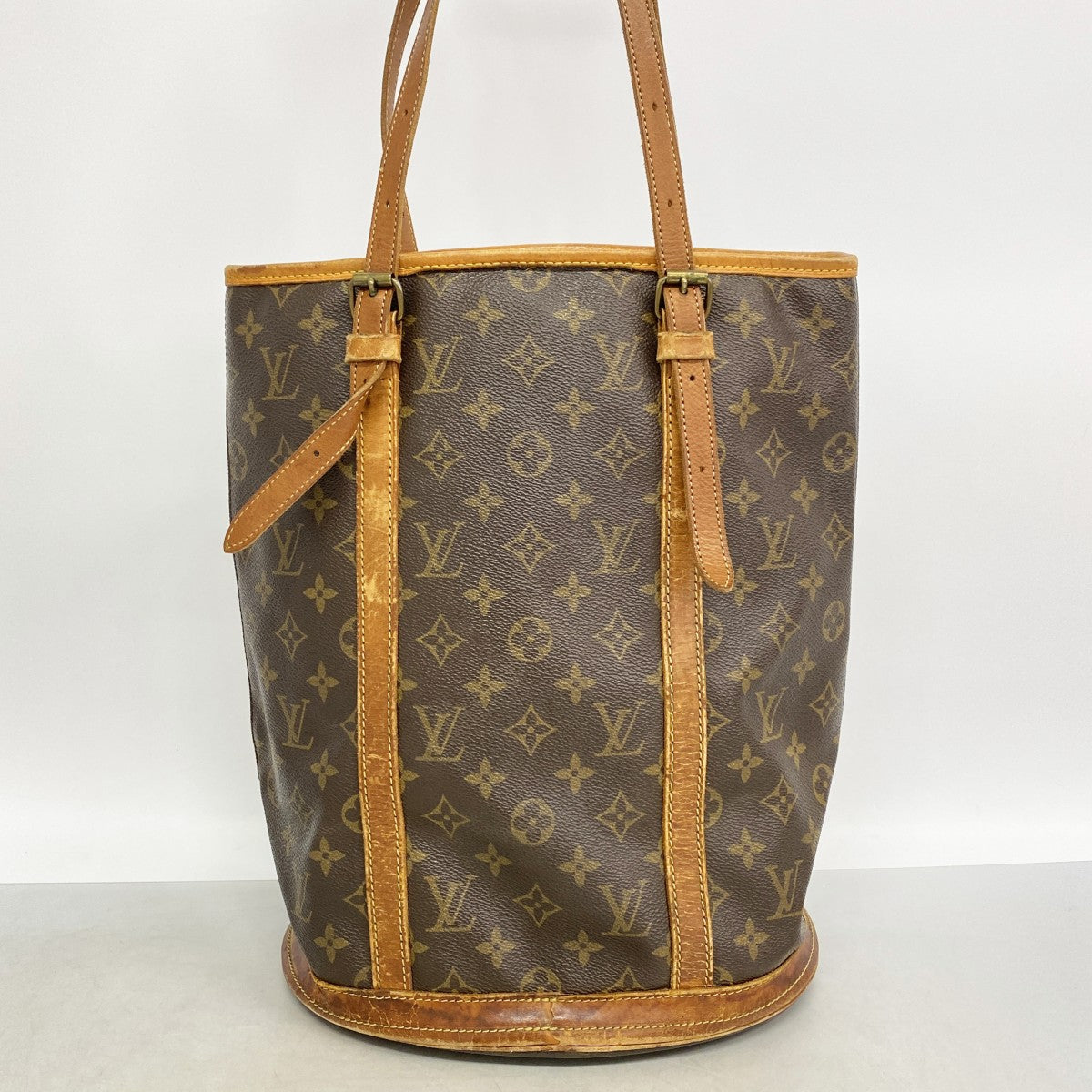 【6fd5355】ルイヴィトン トートバッグ モノグラム バケットGM M42236 ブラウン【中古】レディース