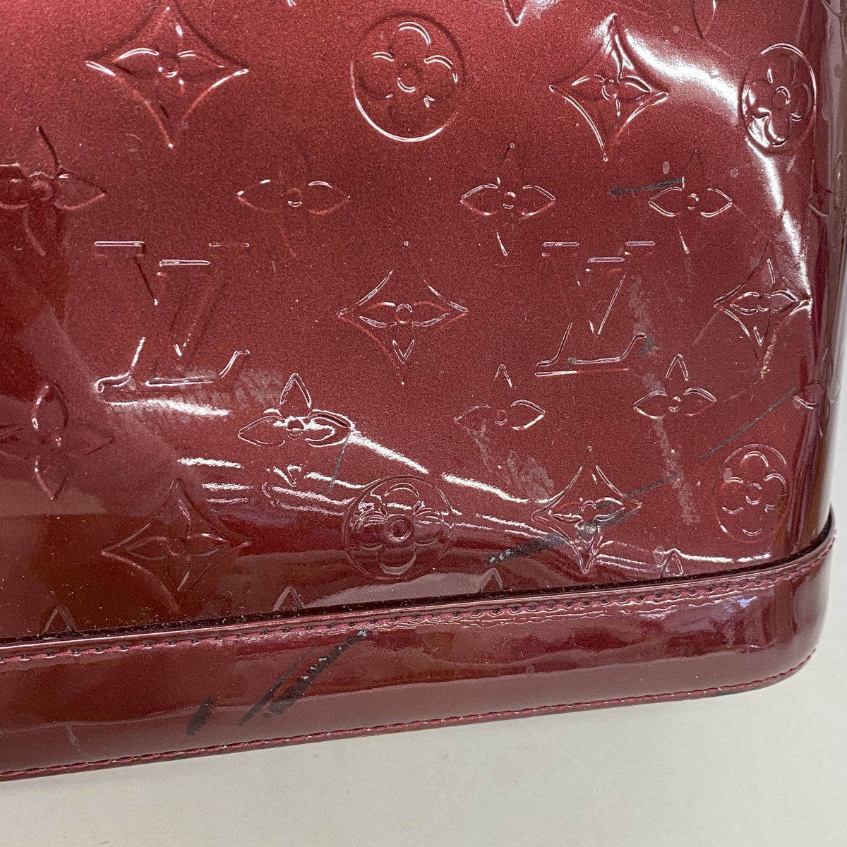 【6fd5361】ルイヴィトン ハンドバッグ ヴェルニ アルマPM M91691 ルージュフォーヴィスト【中古】レディース