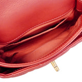 【6fd5364】シャネル ハンドバッグ マトラッセ チェーンショルダー レザー レッド シャンパンゴールド金具 2wayバッグ【中古】レディース
