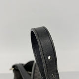 【6fd5383】セリーヌ ハンドバッグ マカダム キャンバス ブラック シルバー金具【中古】レディース