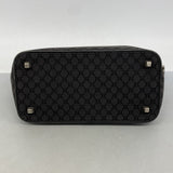 【6fd5383】セリーヌ ハンドバッグ マカダム キャンバス ブラック シルバー金具【中古】レディース