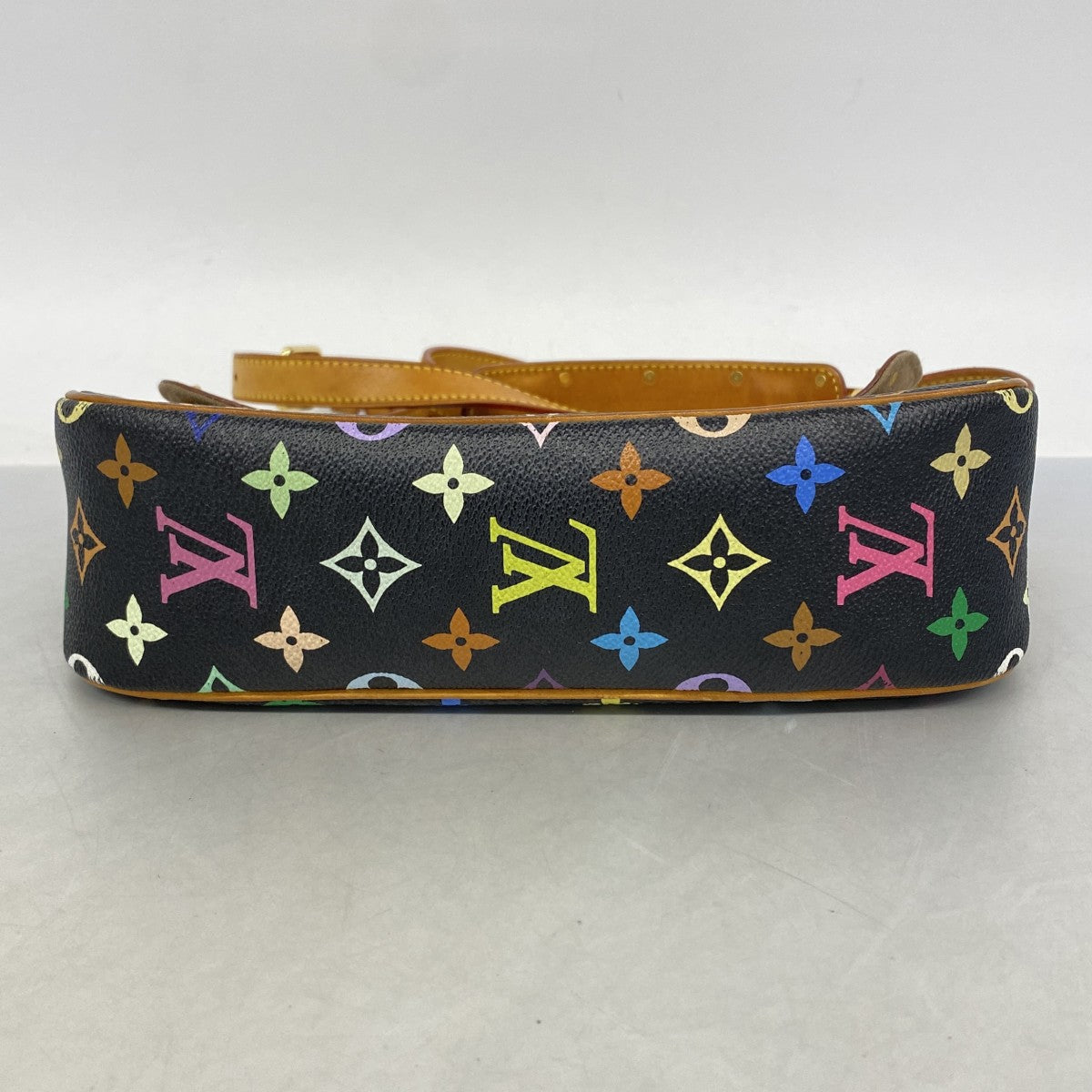【6fd5387】ルイヴィトン ショルダーバッグ モノグラム・マルチカラー ソローニュ M92639 ノワール【中古】レディース