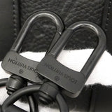 【6fd5396】ルイヴィトン ハンドバッグ モノグラム・トリヨン キーポルバンドリエール 25 M20900 ブラック 2wayバッグ【中古】メンズ