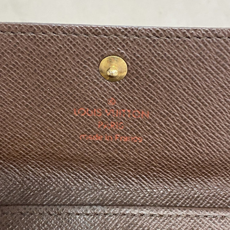 【6fd5402】ルイヴィトン キーケース ダミエ ミュルティクレ4 M62631 エベヌ【中古】メンズ レディース ユニセックス