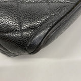 【6fd5409-k】シャネル トートバッグ 復刻トート キャビアスキン ブラック ゴールド金具【中古】レディース