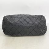 【6fd5428】シャネル チェーントート ココカバス レザー ブラック シルバー金具【中古】レディース