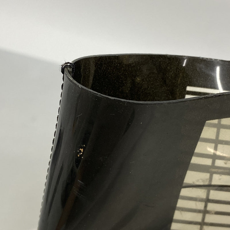 【6fd5429】シャネル チェーントート ウィンドウズライン ビニール ブラック クリア シルバー金具【中古】レディース