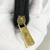 【6fd5438】シャネル 長財布 キャビアスキン ブラック ゴールド金具【中古】レディース