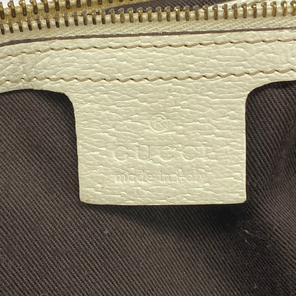 【6fd5451-k】グッチ ハンドバッグ GGキャンバス 152457 キャンバス ベージュ ブラウン ホワイト シャンパンゴールド金具【中古】レディース