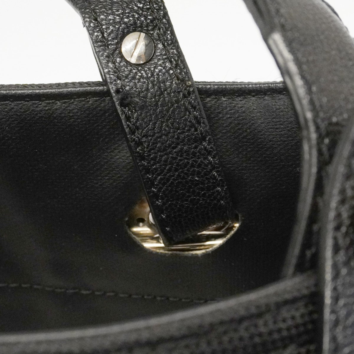 【6fd5464】シャネル トートバッグ パリビアリッツ キャンバス ブラック シルバー金具【中古】レディース