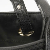 【6fd5464】シャネル トートバッグ パリビアリッツ キャンバス ブラック シルバー金具【中古】レディース
