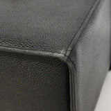 【6fd5468】シャネル バニティバッグ キャビアスキン ブラック ゴールド金具【中古】レディース