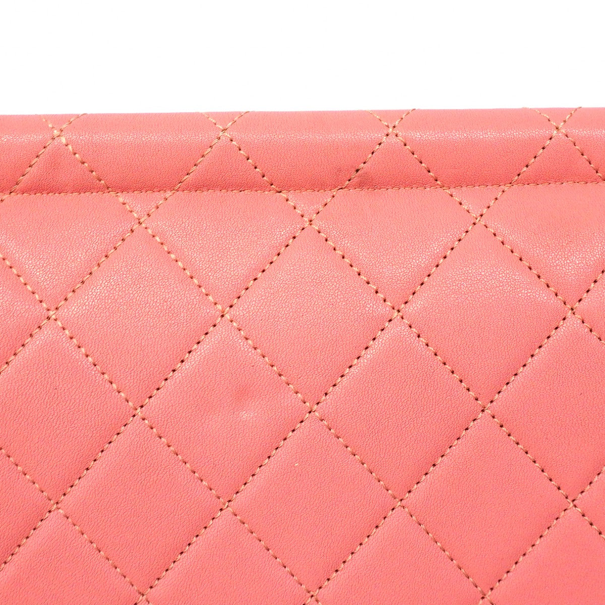 【6fd5477-k】シャネル ショルダーバッグ マトラッセ チェーンショルダー レザー ピンク ゴールド金具【中古】レディース