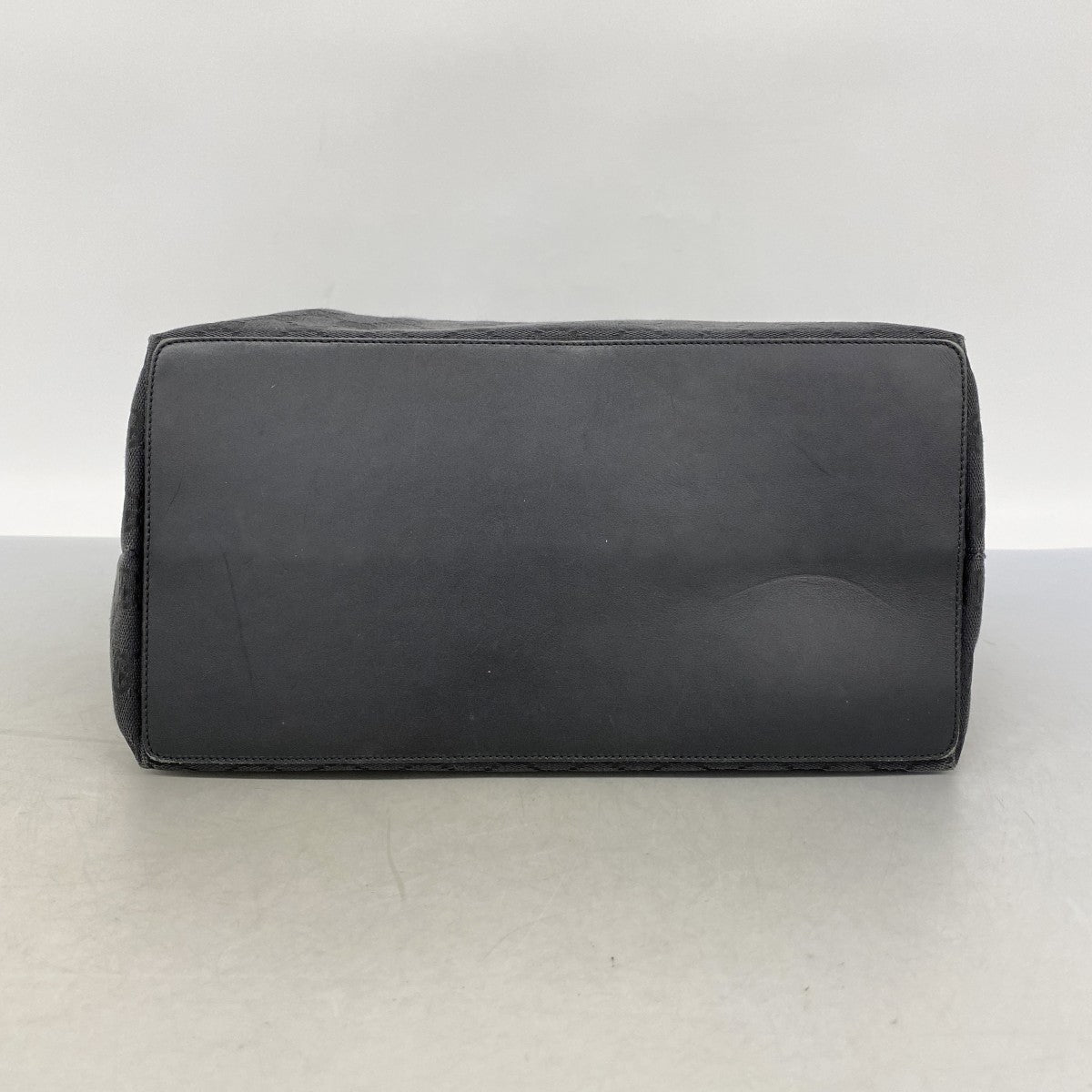 【6fd5482-k】グッチ トートバッグ GGキャンバス 31242 キャンバス ブラック シルバー金具【中古】レディース