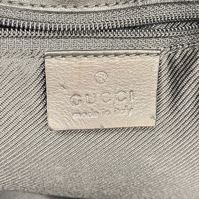【6fd5482-k】グッチ トートバッグ GGキャンバス 31242 キャンバス ブラック シルバー金具【中古】レディース