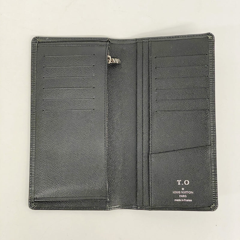 【6fd5485-k】ルイヴィトン 長財布 エピ ポルトフォイユ ブラザ M60622 ノワール【中古】メンズ