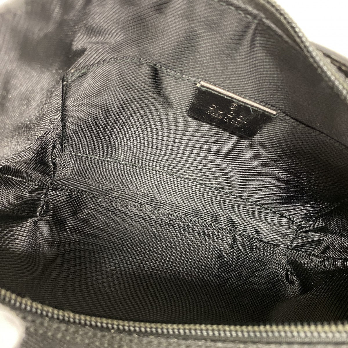 【6fd5492-k】グッチ ハンドバッグ GGキャンバス 005 0813 キャンバス ブラック シャンパンゴールド金具【中古】レディース