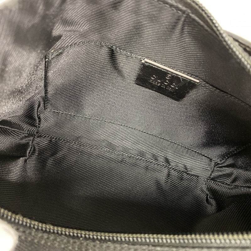 【6fd5492-k】グッチ ハンドバッグ GGキャンバス 005 0813 キャンバス ブラック シャンパンゴールド金具【中古】レディース