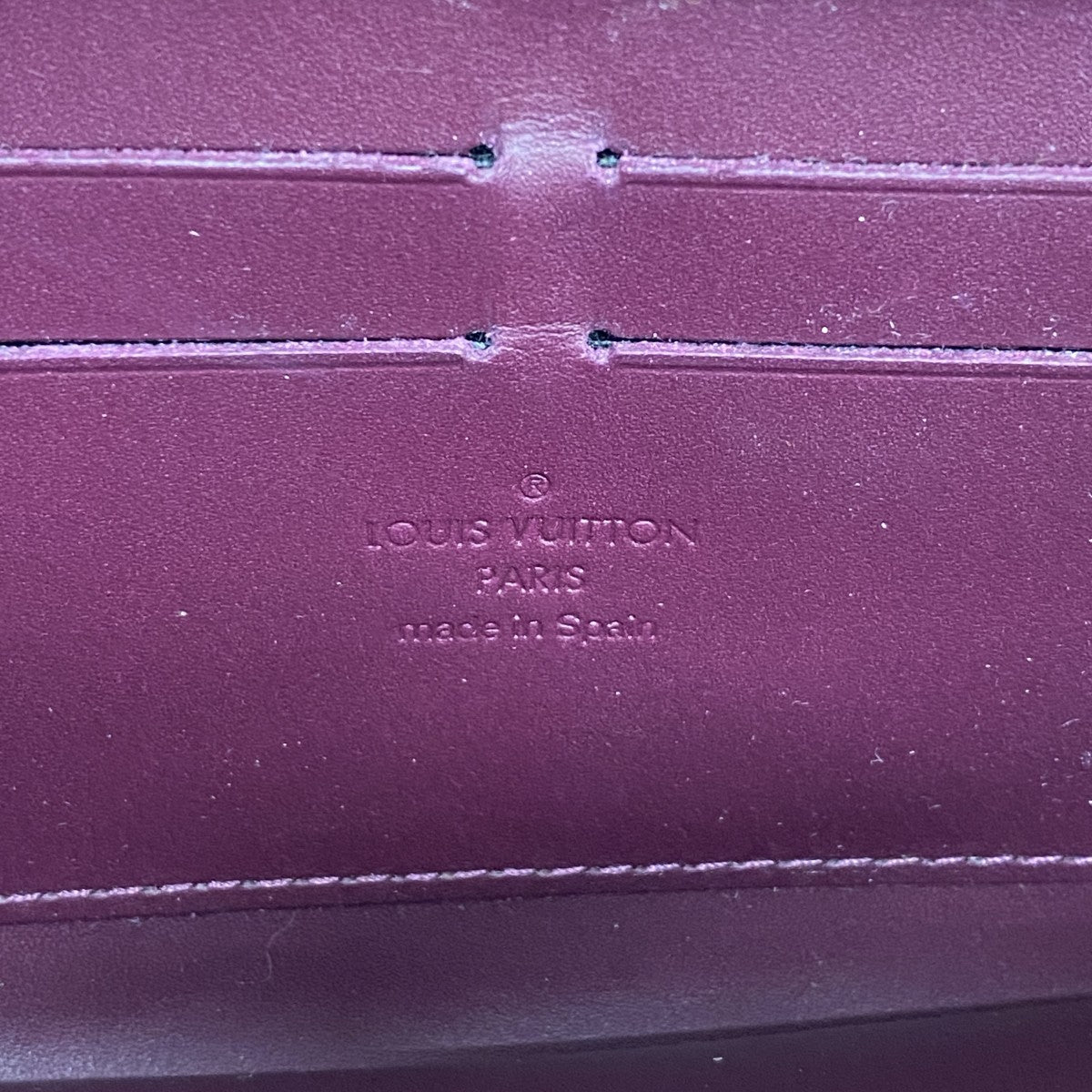 【6fd5497-k】ルイヴィトン 長財布 ヴェルニ ジッピーウォレット M93575 ヴィオレット【中古】レディース
