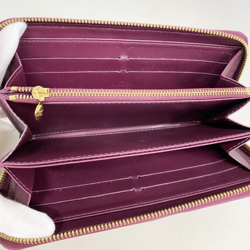 【6fd5497-k】ルイヴィトン 長財布 ヴェルニ ジッピーウォレット M93575 ヴィオレット【中古】レディース