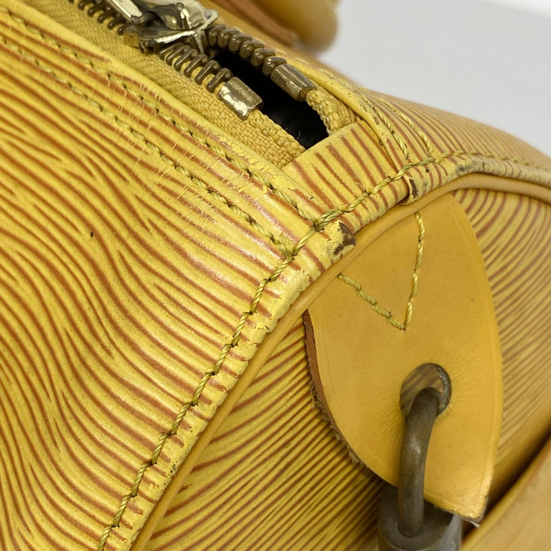 【6fd5502-k】ルイヴィトン ハンドバッグ エピ スピーディ25 M43019 ジョーヌ【中古】レディース