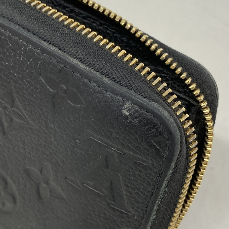 【6fd5504-k】ルイヴィトン 長財布 モノグラム・アンプラント ジッピーウォレット M61864 ノワール【中古】レディース